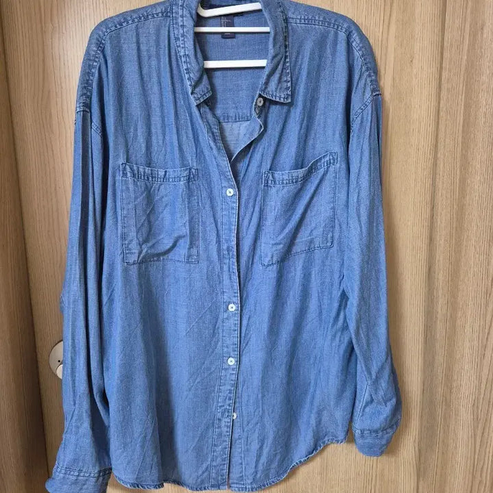 [BUNJANG] Forever 21 Denim Shirt / 포에버21 면 데님 셔츠 남방 L