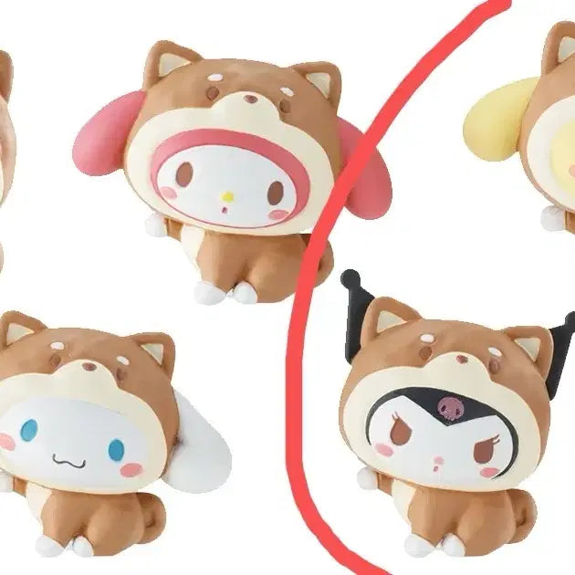 [BUNJANG] Sanrio Gachapon Puppy Parade Series Bundle Set / (일괄) 산리오 가챠 강아지 대행진 시리즈 폼폼푸린/쿠로미