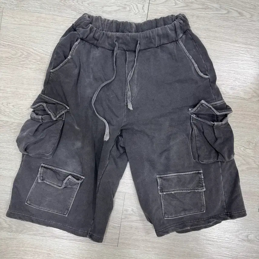 [BUNJANG] nonfloor Washed Cargo Bermuda Shorts / 논플로어 nonfloor 워싱 카고 버뮤다 팬츠