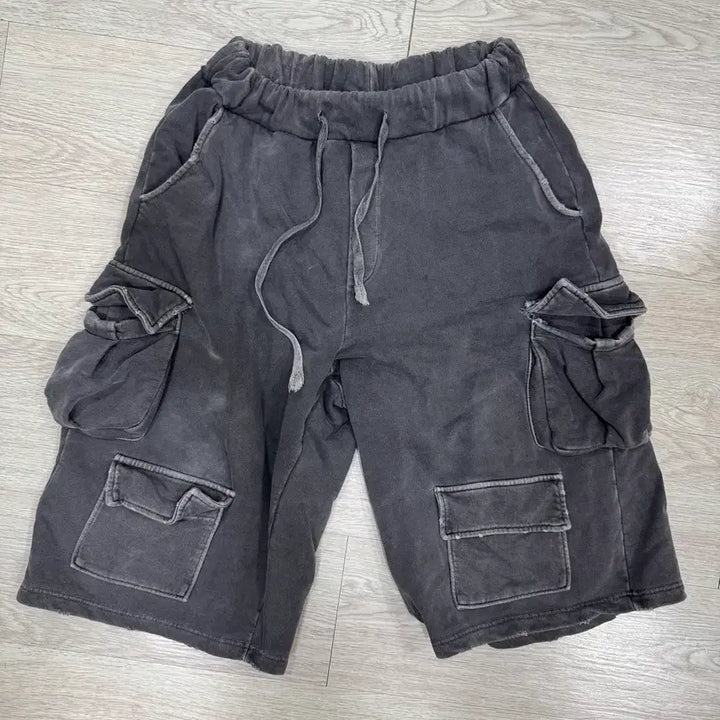 [BUNJANG] nonfloor Washed Cargo Bermuda Shorts / 논플로어 nonfloor 워싱 카고 버뮤다 팬츠