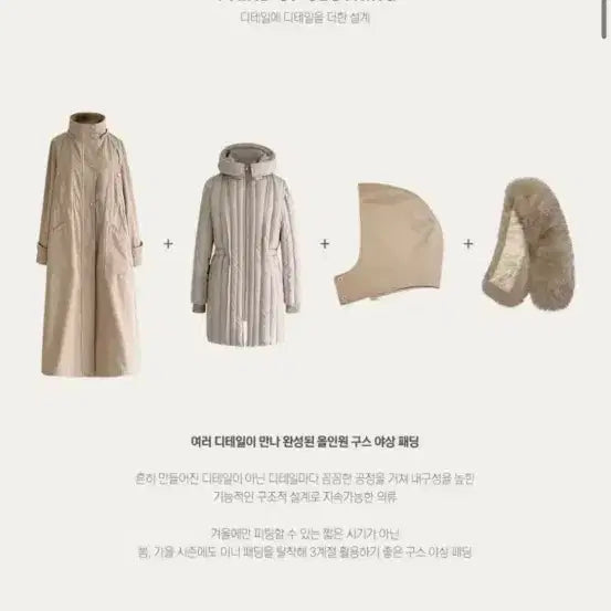 [BUNJANG] Around U Essential Goose Down Parka / 어라운드율 에센셜 구스 야상패딩