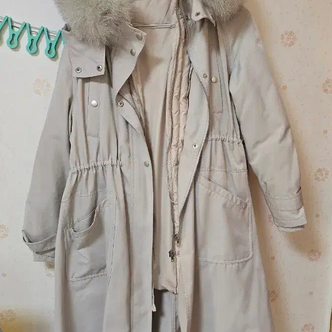 [BUNJANG] Around U Essential Goose Down Parka / 어라운드율 에센셜 구스 야상패딩