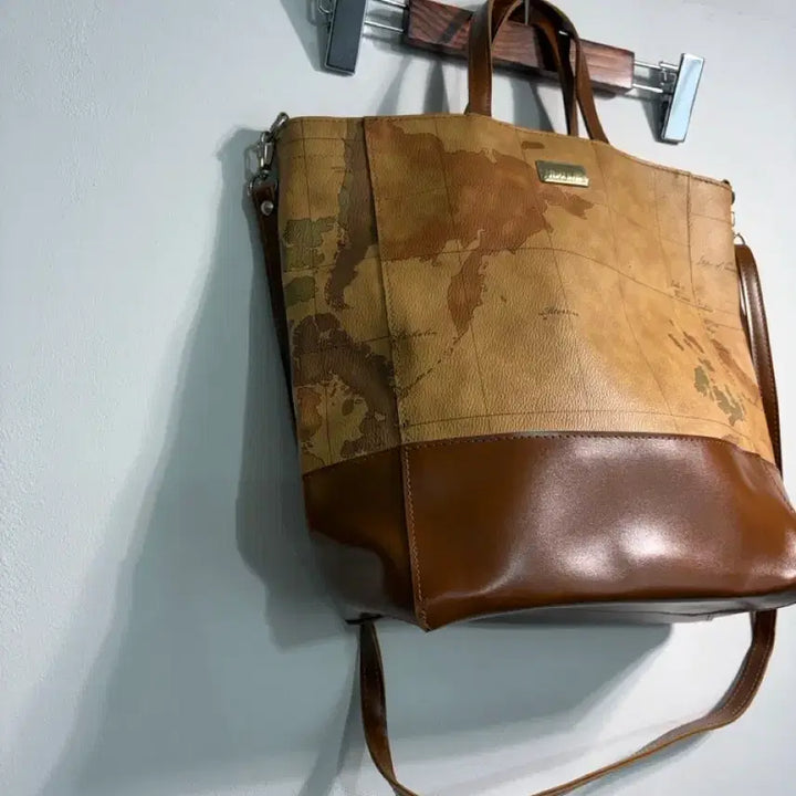 [BUNJANG] World Map Shoulder & Cross Bag B012 / 만원샵) 세계지도 숄더&크로스백 B012