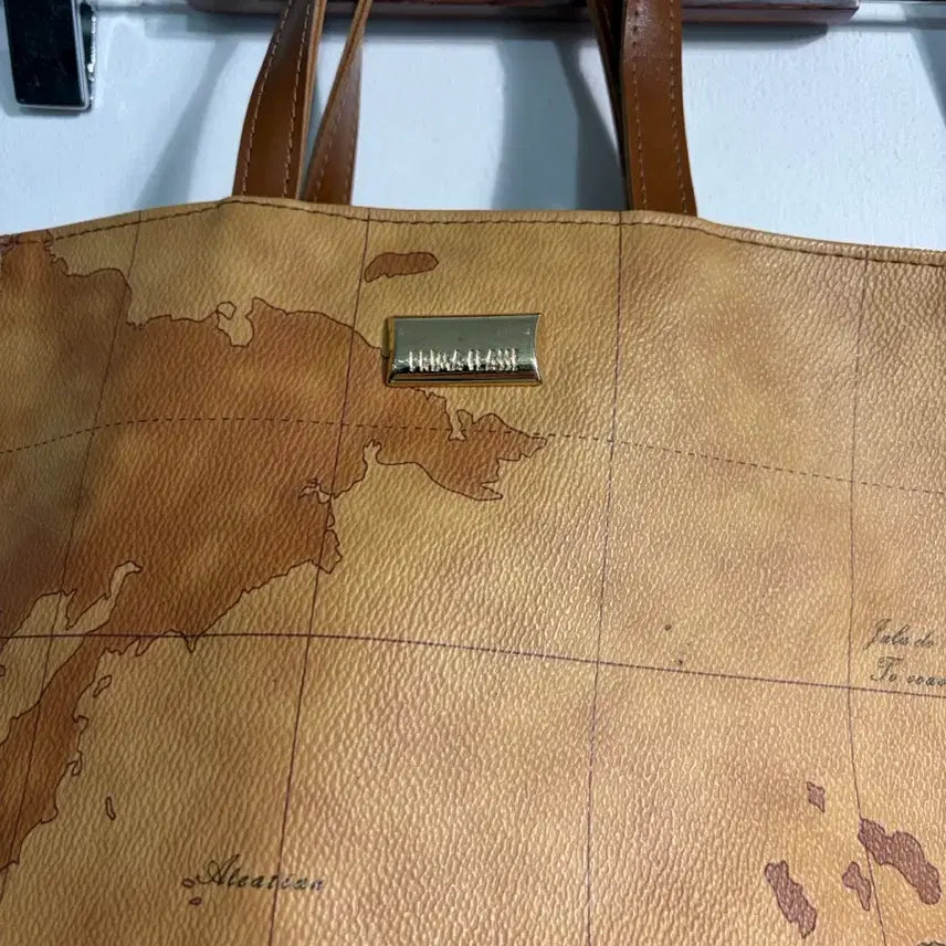 [BUNJANG] World Map Shoulder & Cross Bag B012 / 만원샵) 세계지도 숄더&크로스백 B012