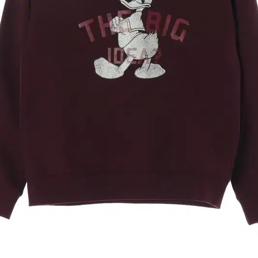 [BUNJANG] Disney Donald Duck Fleece Sweatshirt / 디즈니 빈티지 도날드 기모 맨투맨 90