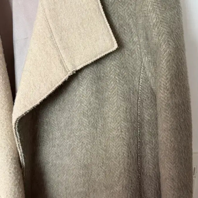 [BUNJANG] S. Solegia Herringbone Long Coat / 에스 솔레지아 핸드메이드 헤링본 롱 코트 판매합니다.