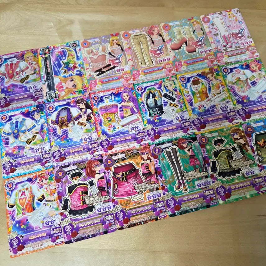 [BUNJANG] Aikatsu! Card Bundle Set / [아이엠스타/아이카츠] 한국판 & 일본판 카드 & 아이엠스타 리본 일괄