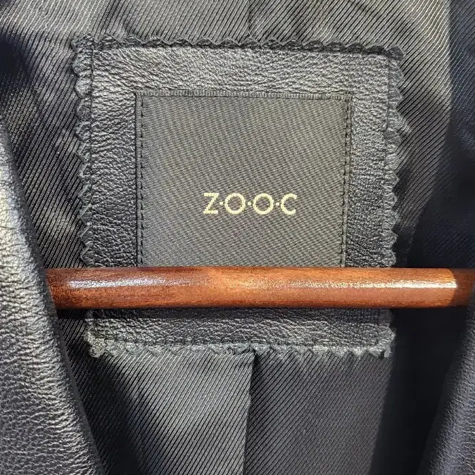 [BUNJANG] ZOOC Black Leather Jacket / ZOOC 블랙 레더 자켓
