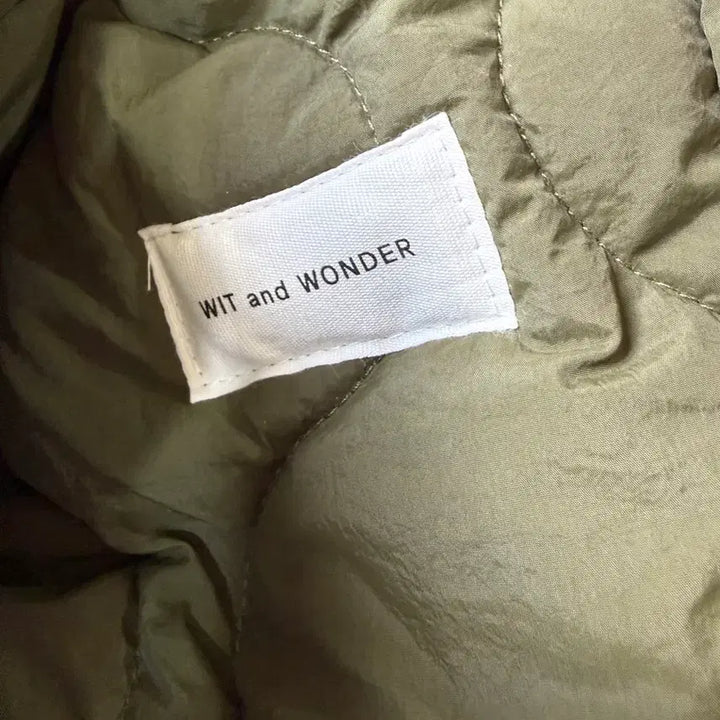 [BUNJANG] Unbranded Lightweight Quilted Jacket - Olive - Size L / 경량 오버핏 퀄팅 깔낄이 누빔 L