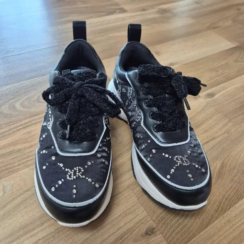 [BUNJANG] Randa Cubic Embellished Sneakers / 일본 RANDA 란다 보석 큐빅 여성 스니커즈