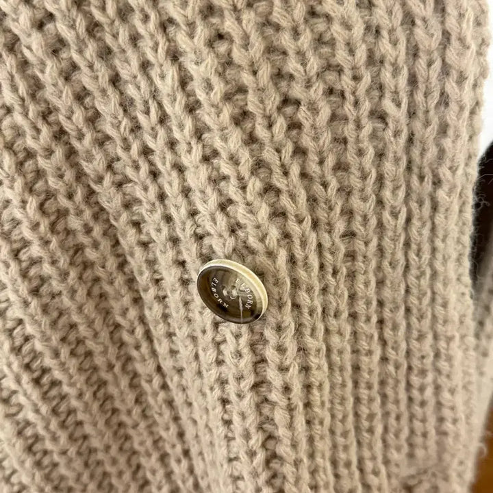 [BUNJANG] Elborn Double Shawl Cardigan / 엘보른 더블 숄 가디건