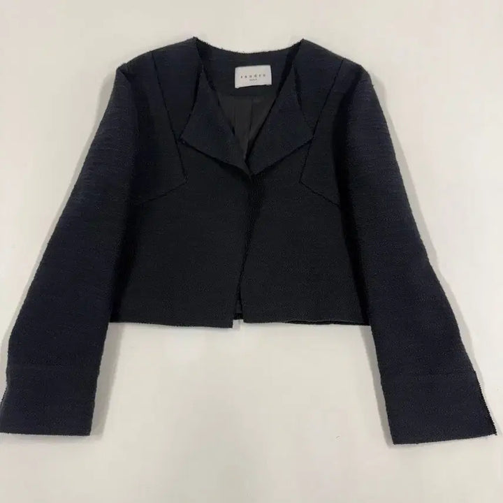 [BUNJANG] Sandro Cropped Tweed Jacket / 산드로 크롭 자켓 55