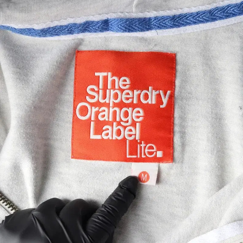 [BUNJANG] Superdry Orange Label Light Hooded Zip-Up Jacket M / 슈퍼드라이 오렌지라벨 라이트 후드집업 M