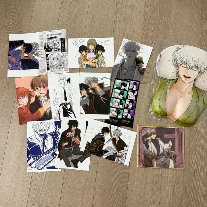 [BUNJANG] Gintama Sleeping Gintoki Mousepad + Freebies / [마우스패드 프박] 은혼 잠자는 긴토키 가슴 마우스패드 + 프박