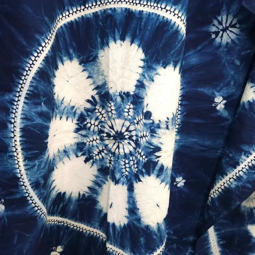 [BUNJANG] Japan Indigo Fabric Shibori / JAPAN 일본 핸드다잉 인디고 패브릭 시보리