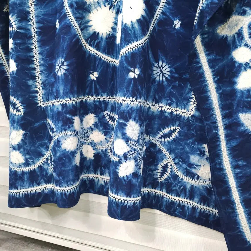 [BUNJANG] Japan Indigo Fabric Shibori / JAPAN 일본 핸드다잉 인디고 패브릭 시보리