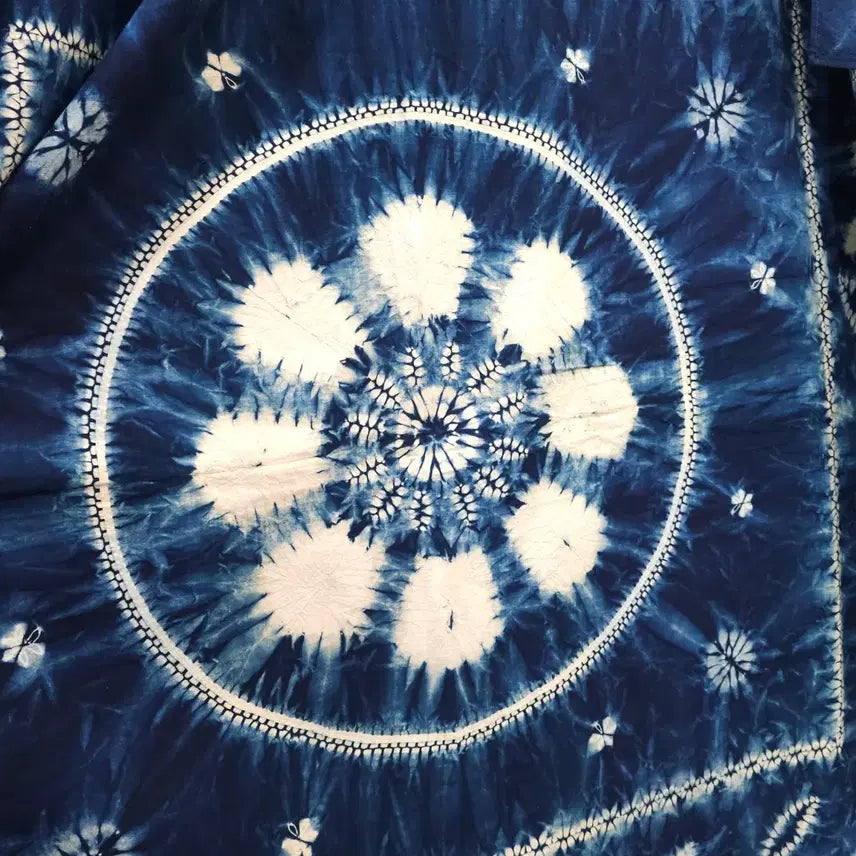 [BUNJANG] Japan Indigo Fabric Shibori / JAPAN 일본 핸드다잉 인디고 패브릭 시보리