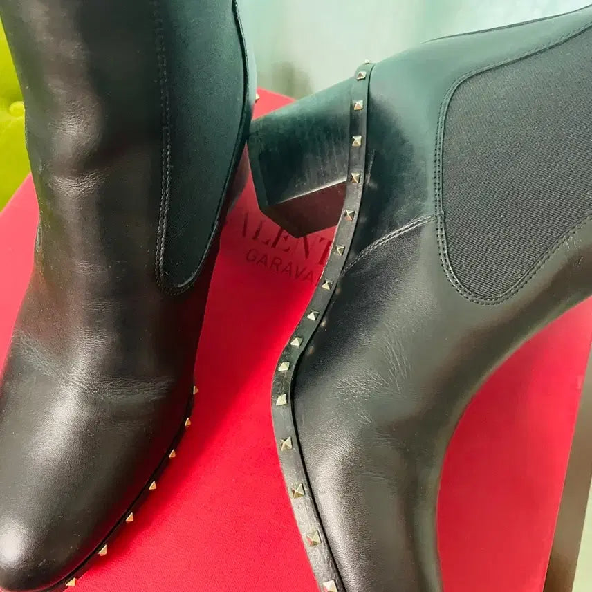 [BUNJANG] Valentino Rockstud Beetle Chelsea Boots / 발렌티노 락스터드 비틀 첼시부츠 38사이즈