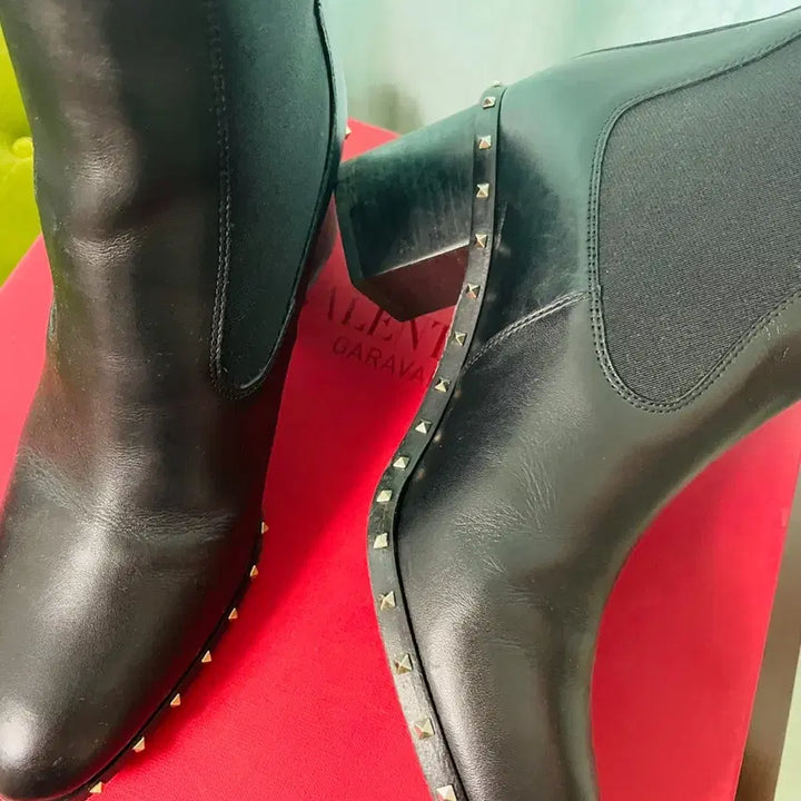 [BUNJANG] Valentino Rockstud Beetle Chelsea Boots / 발렌티노 락스터드 비틀 첼시부츠 38사이즈