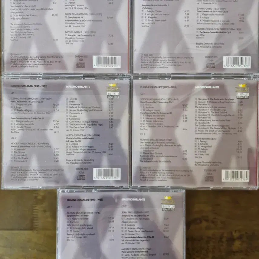 [BUNJANG] Eugene Ormandy 10CD Box Set / CD 유진 오먼디 10CD 박스세트
