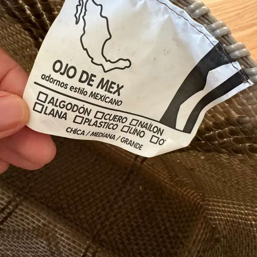 [BUNJANG] OJO DE MEX Etoupe Tote Bag / OJO DE MEX 플라스틱 핸드메이드 백(일본브랜드)