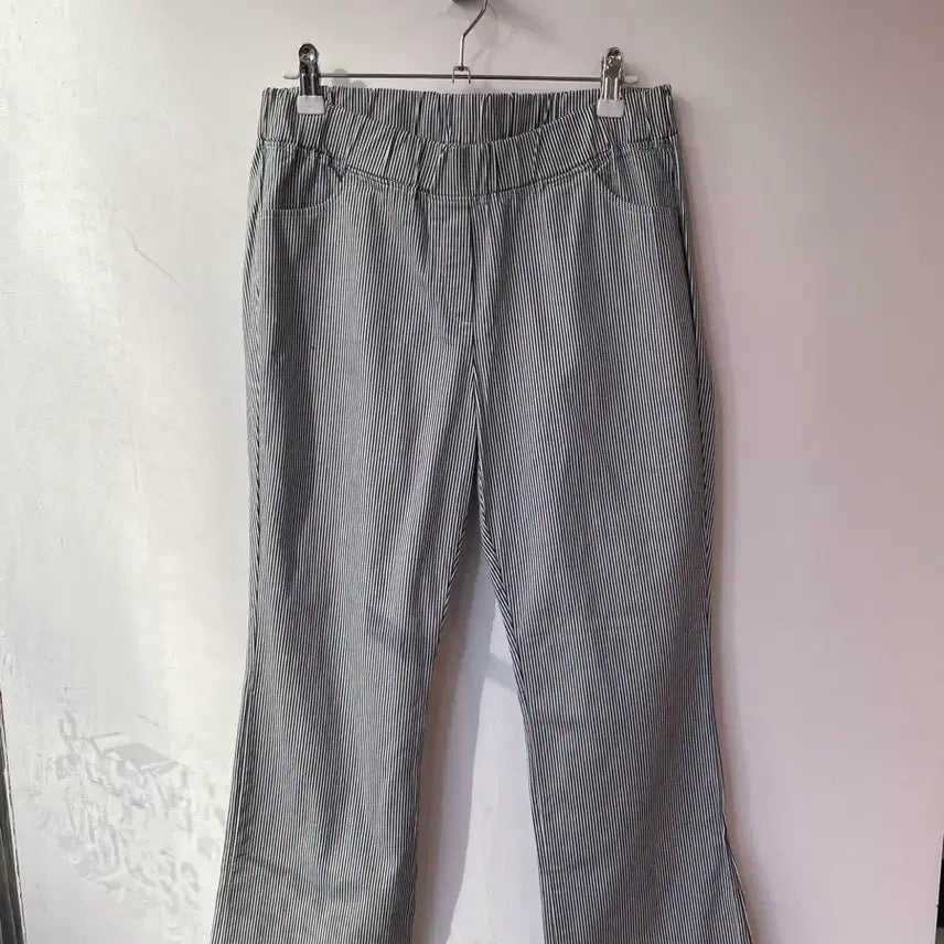 [BUNJANG] CPU Stripe Bootcut Pants L / CPU 스트라이프 부츠컷 팬츠 L