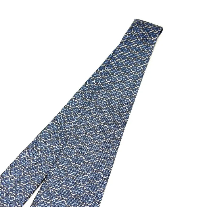 [BUNJANG] Ferragamo Gancini Print Silk Tie / 페라가모 Ferragamo 351204 간치니 프린트 실크 타이