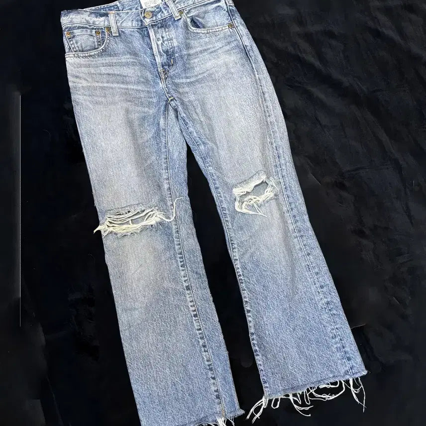 [BUNJANG] Ungrid Vintage Ripped Jeans / 일본빈티지 UNGRID 찢청