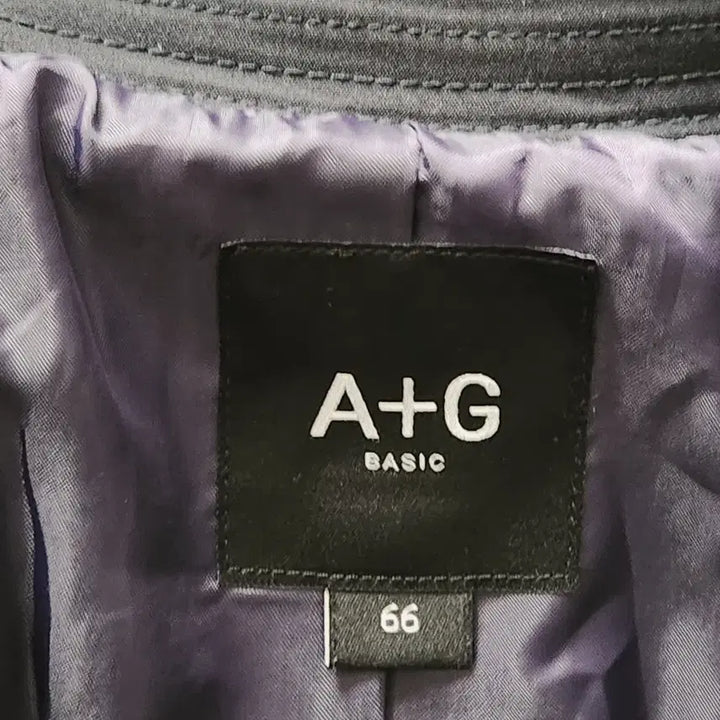 [BUNJANG] A+G BASIC Navy Trench Coat (Size 66) / A+G BASIC 네이비 트렌치 코트 66