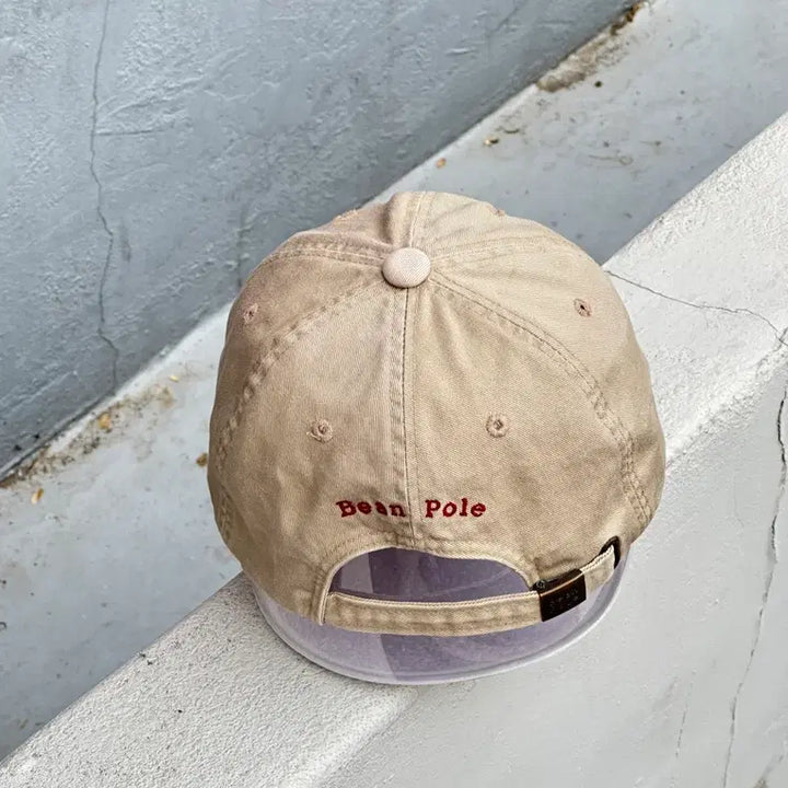 [BUNJANG] Beanpole 90s Beige Ball Cap / [M] 90s 빈폴 베이지 볼캡 모자
