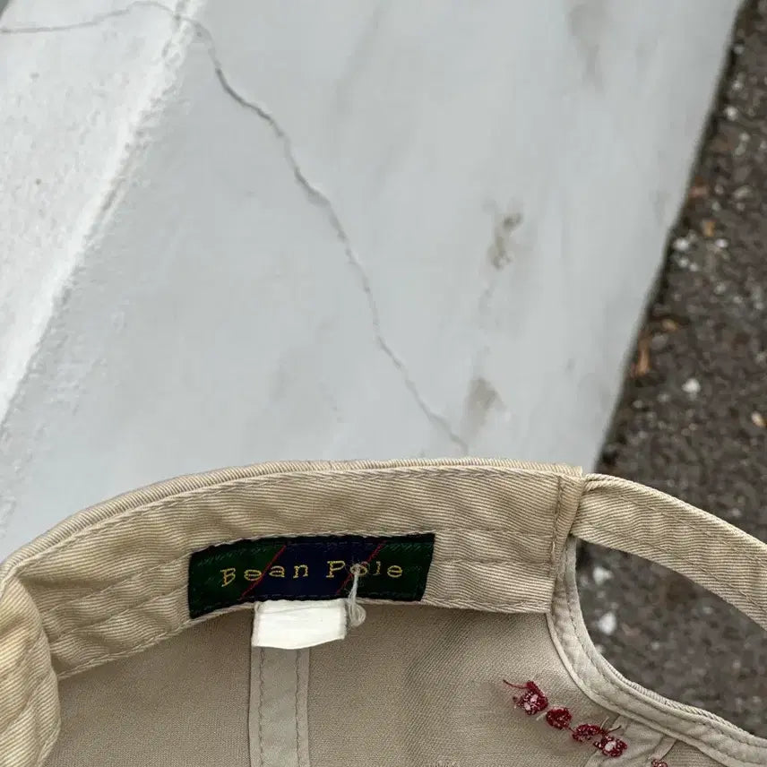 [BUNJANG] Beanpole 90s Beige Ball Cap / [M] 90s 빈폴 베이지 볼캡 모자