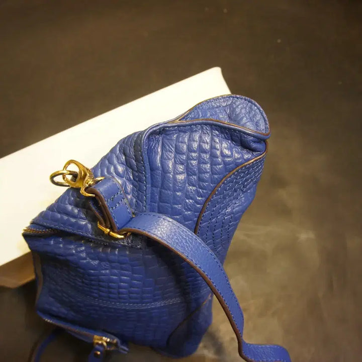 [BUNJANG] Vintage Crossbody Leather Bag / 2878 크로스가방 크로스백 가죽백 가죽가방 빈티지가방 여자가방 여자백