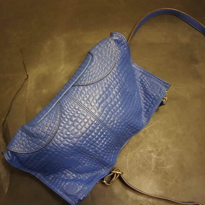 [BUNJANG] Vintage Crossbody Leather Bag / 2878 크로스가방 크로스백 가죽백 가죽가방 빈티지가방 여자가방 여자백