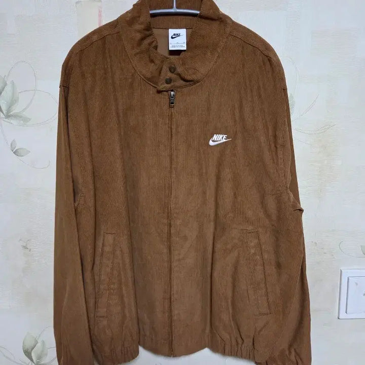 [BUNJANG] Nike Corduroy Harrington Jacket Brown XL / 나이키 코듀로이 해링턴 자켓 브라운 XL 새상품
