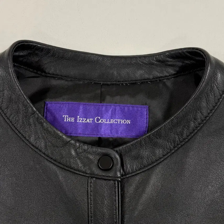 [BUNJANG] The Isaac Collection Leather Jacket 55 / 더아이작콜렉션 가죽 자켓 55