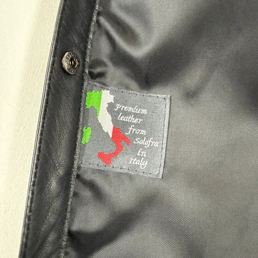 [BUNJANG] The Isaac Collection Leather Jacket 55 / 더아이작콜렉션 가죽 자켓 55