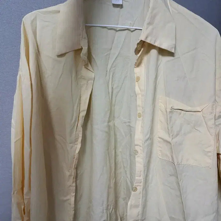 [BUNJANG] The ZoA Yellow Summer Shirt / 여름 와이셔츠