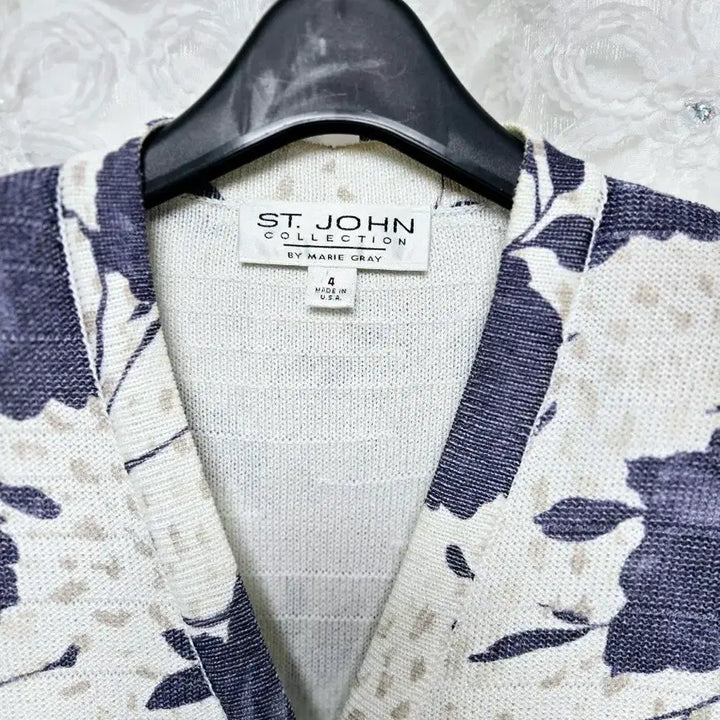 [BUNJANG] St. John Flower Pattern Cardigan / 센죤   플라워 패턴 가디건