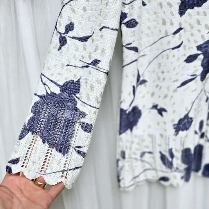 [BUNJANG] St. John Flower Pattern Cardigan / 센죤   플라워 패턴 가디건