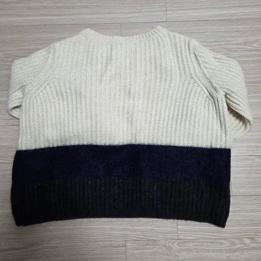 [BUNJANG] Maje 배색 Knit Sweater / Maje 마쥬 배색 니트 (1사이즈)