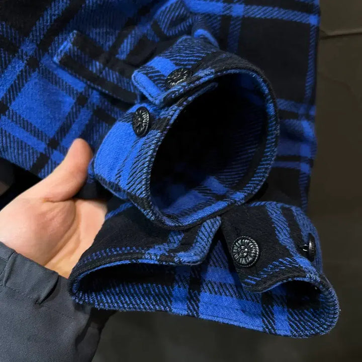 [BUNJANG] Off-White Flannel Shirt Jacket / [XS] 18AW Off white 오프화이트 플란넬 셔츠 자켓