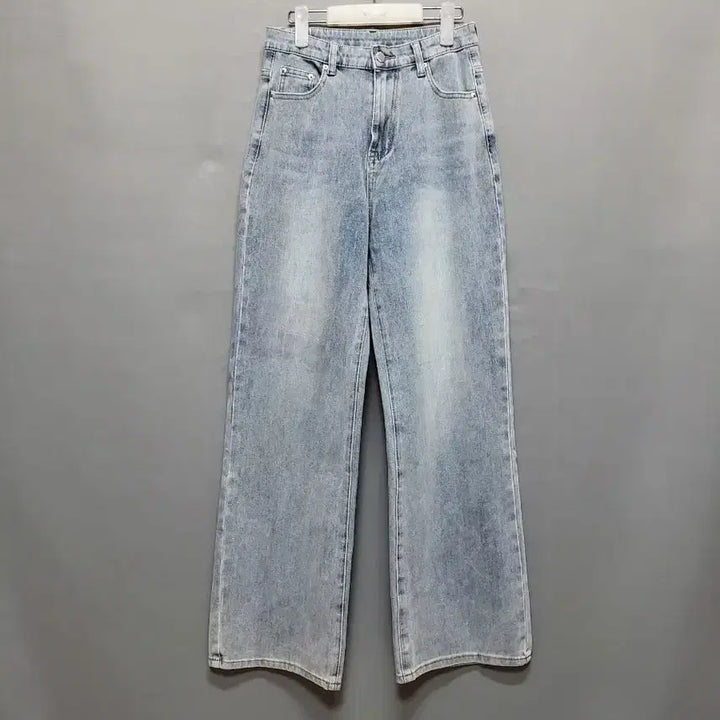 [BUNJANG] Wide Span Denim Pants / 스판 와이드 데님