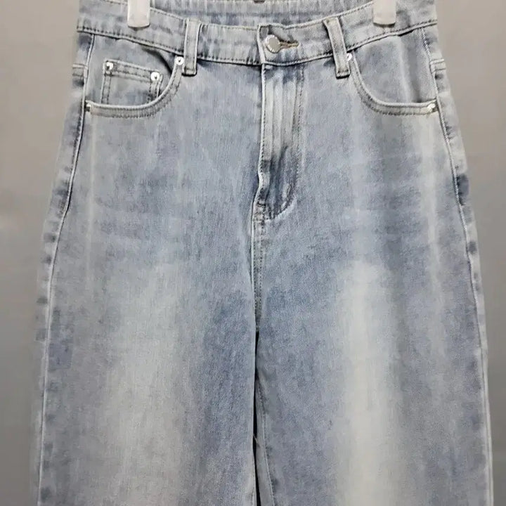 [BUNJANG] Wide Span Denim Pants / 스판 와이드 데님