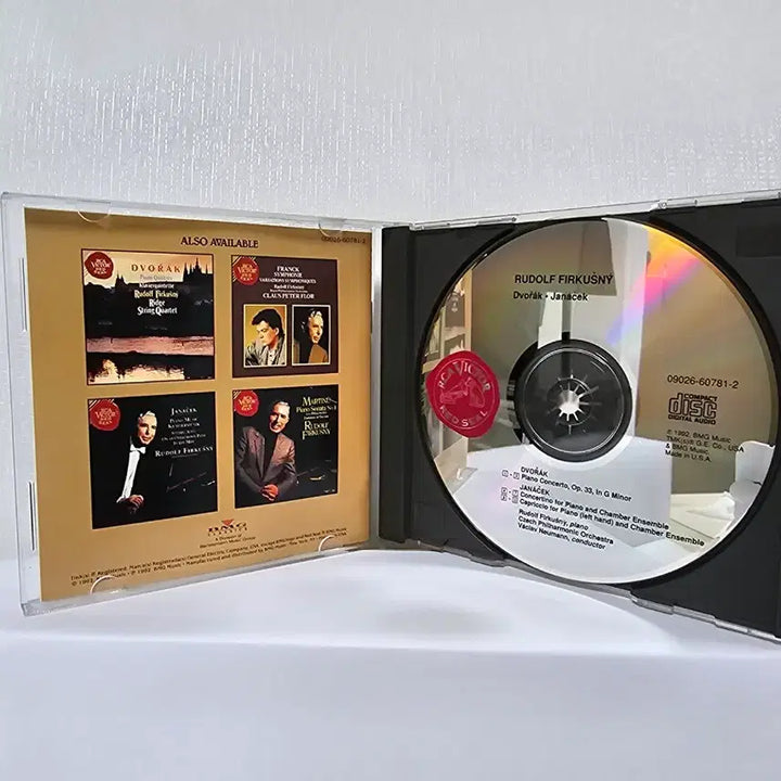 [BUNJANG] Dvorak Rudolf Firkušný CD / Dvorak 루돌프 피르쿠슈니  CD