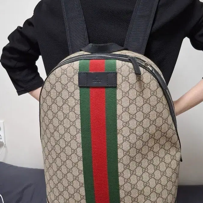 [BUNJANG] Gucci GG Supreme Backpack / 구찌 GG 슈프림 백팩