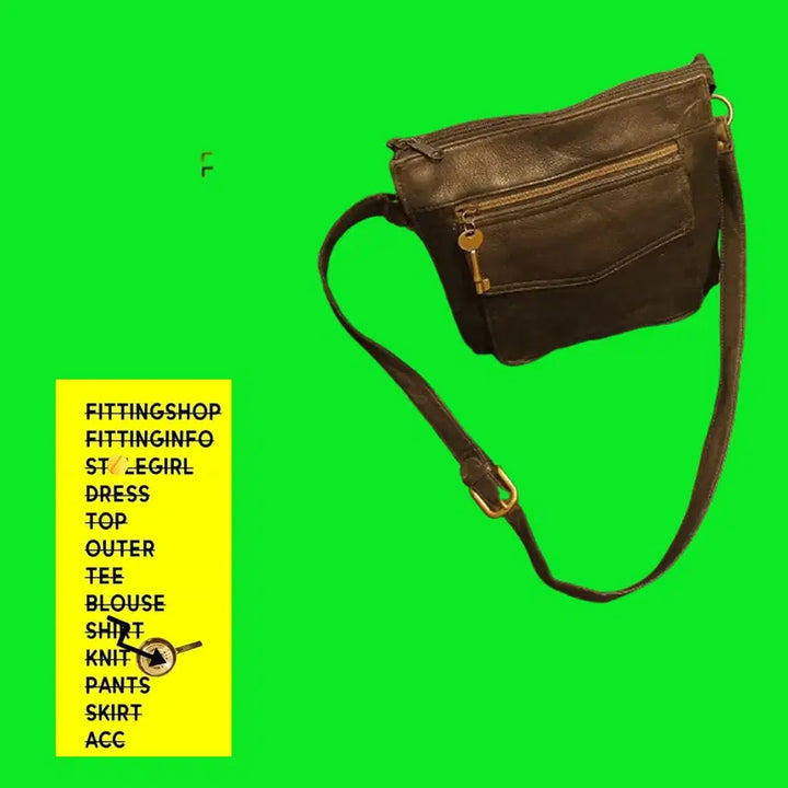 [BUNJANG] Fossil Crossbody Leather Bag / 6949 파슬가방 크로스백 미니가방 남자가방 여자가방 크로스가방 가죽백