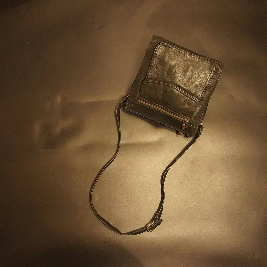 [BUNJANG] Fossil Crossbody Leather Bag / 6949 파슬가방 크로스백 미니가방 남자가방 여자가방 크로스가방 가죽백