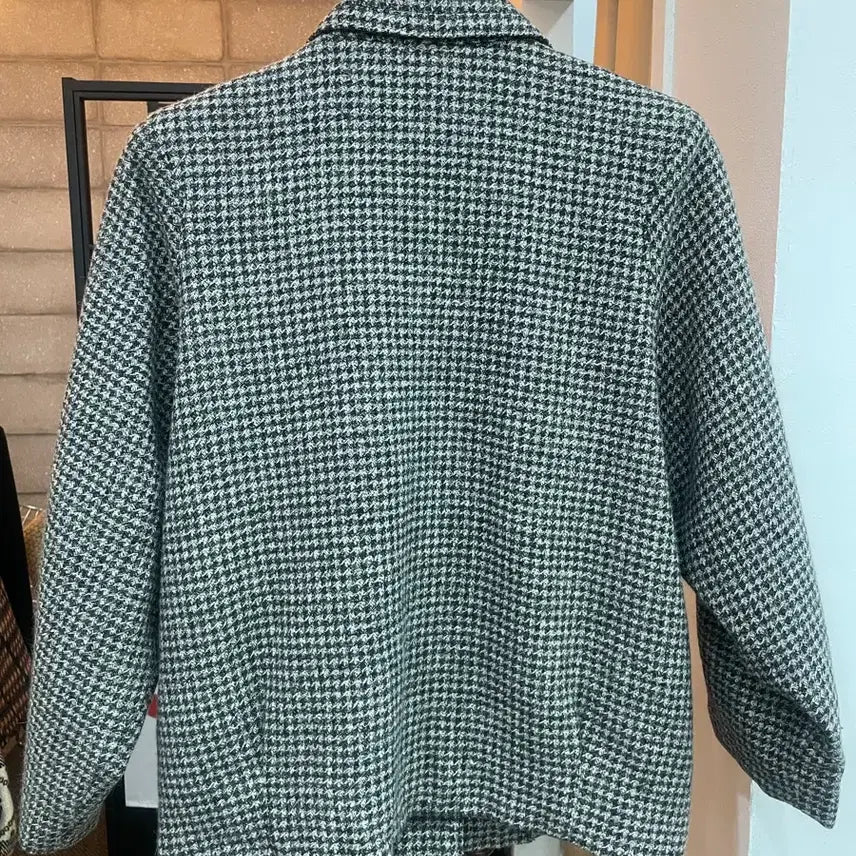 [BUNJANG] Houndstooth Check Jacket / 하운드투스 모쟈켓