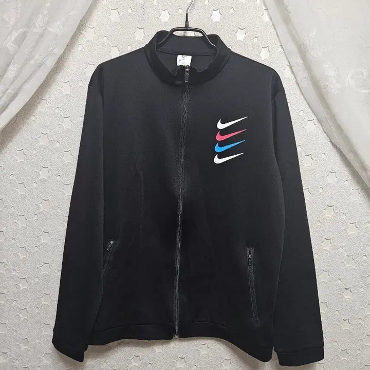 [BUNJANG] Black Jersey Zip-up Jacket / 블랙 저지집업 공용100