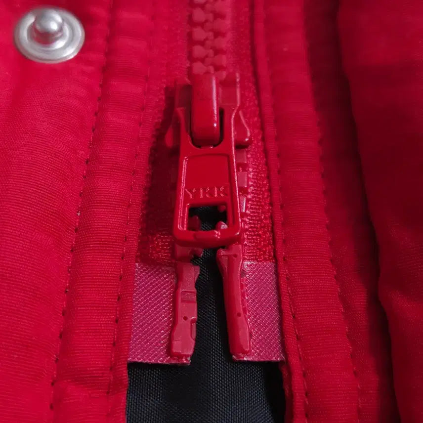 [BUNJANG] Supreme Red Hooded Padded Jacket / 슈프림 레드 후드 패딩 자켓
